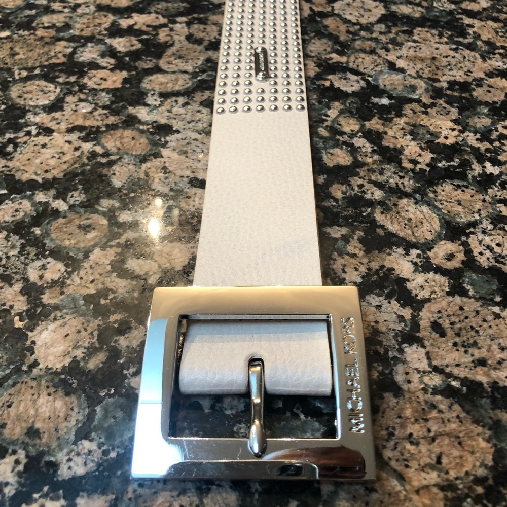 Michael Kors studded leather belt